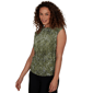 Womens Emaline La Vita Costiera Cap Sleeve Snakeskin Blouse - image 3
