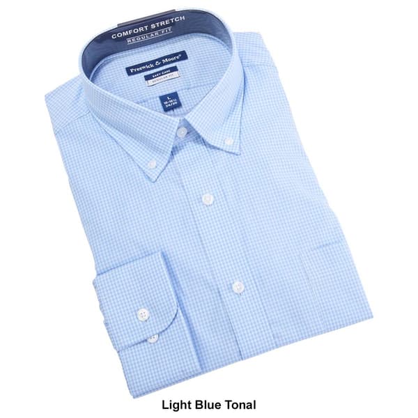 Mens Preswick & Moore&#174;  Regular Fit Gingham Dress Shirt