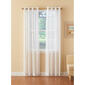 Landon Metallic Embroidered Sheer Grommet Curtain Panel - image 1