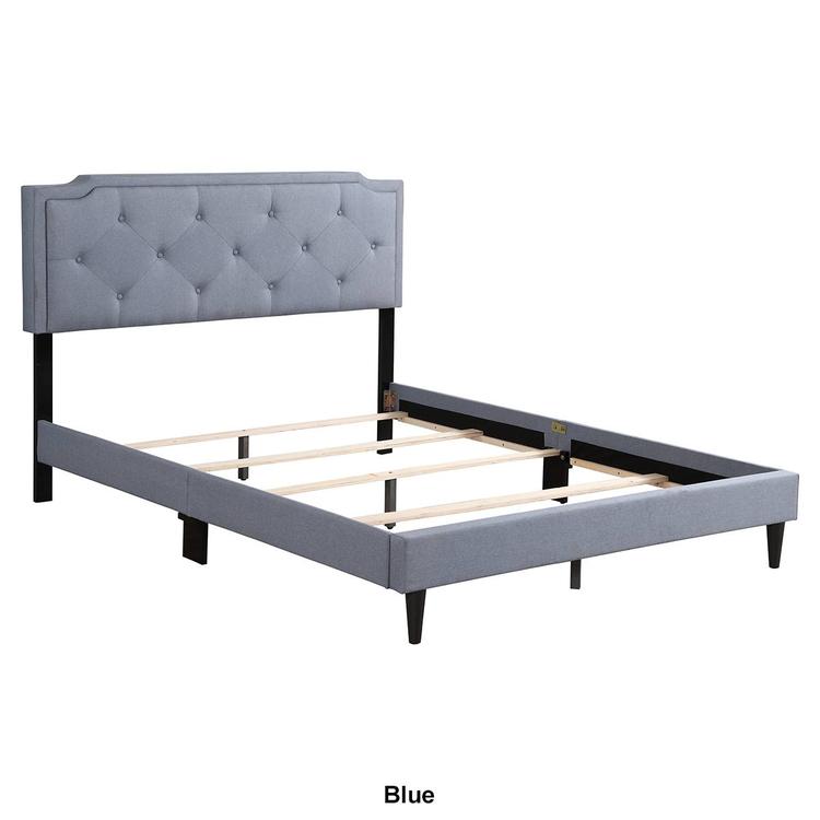 Passion Furniture Deb Adjustable Panel Bed Frame - Queen