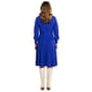 Womens Nina Leonard Long Sleeve Mock Neck Pleated Sweater Dress - image 2