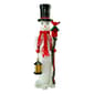 Northlight Seasonal 18in. Glittered Wooden Snowman Nutcracker - image 1