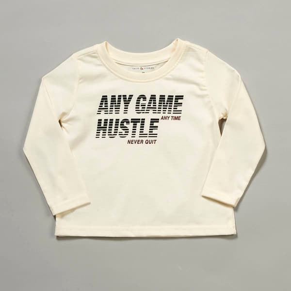 Toddler Boy Tales & Stories Never Quit Long Sleeve Tee - image 