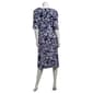 Womens Connected Apparel Elbow Sleeve Floral Cowl Neck Midi Dress - image 2