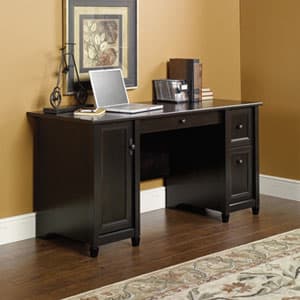 Sauder Edge Water Computer Desk - Estate Black - image 