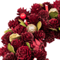 Northlight 9.5in. Red & Gold Pinecone & Ornament Christmas Wreath - image 5