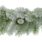 Puleo International 9ft. Pre-Lit Warm White Flocked Garland - image 5