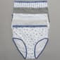 Womens Laura Ashley(R) 5pk Cotton Spandex Brief - LS9221-5PKPY - image 1