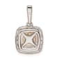 Pure Fire 14kt. White Gold Lab Grown Diamond & Pearl Pendant - image 2