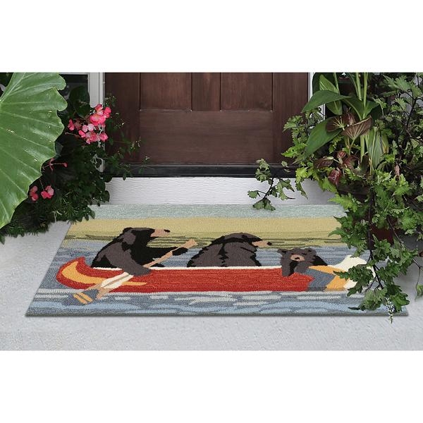 Liora Manne Frontporch Are We Bear Yet? Indoor/Outdoor Accent Rug