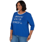 Plus Size Ruby Rd. Must Haves II Book Club Social Tee - image 3