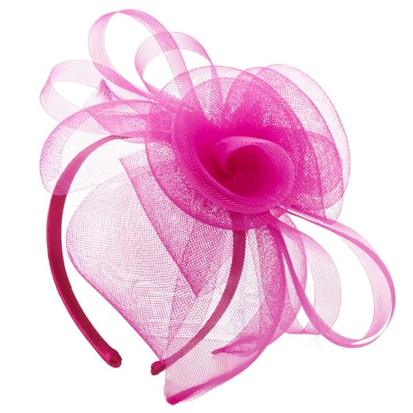 Womens Bellissima Flower Swirl Fascinator Headband - image 