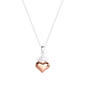 Disney Princess Sterling Silver Heart Tiara Pendant - image 1
