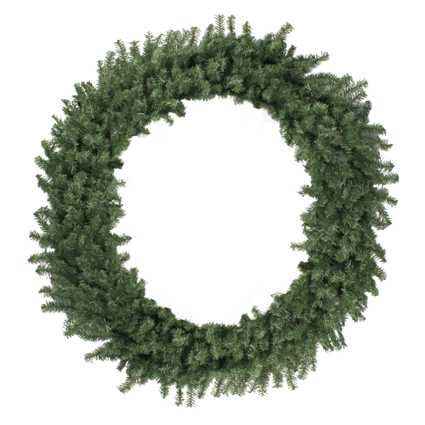 Northlight Canadian Pine Commercial Artificial Christmas Wreath - image 