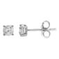 Nova Star&#40;R&#41; Sterling Silver Lab Grown Diamond Stud Earrings - image 1