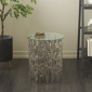 9th & Pike® Contemporary Silver Aluminum Metal Accent Table - image 2