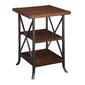 Convenience Concepts Brookline End Table with Shelves - Walnut - image 2