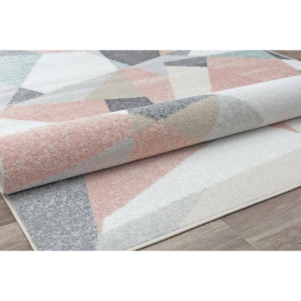 Rugs America™ Miko Milkshake Geometric Contemporary Area Rug