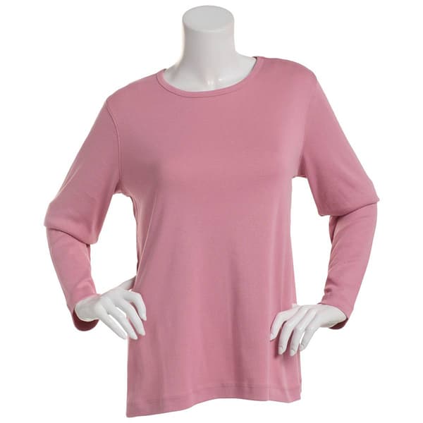 Petite Preswick & Moore&#40;R&#41; Long Sleeve Crew Neck Tee - image 