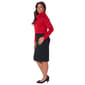 Womens Nina Leonard Solid Cowl Neck Popover Sweater Dress - image 4