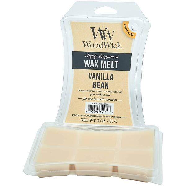 WoodWick&#40;R&#41; Vanilla Bean 3oz. Wax Melts - image 