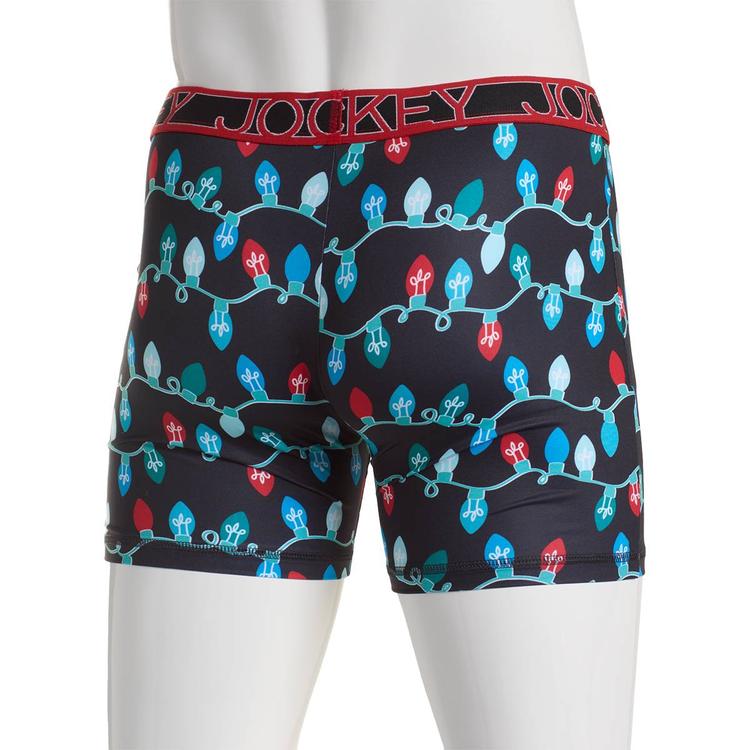 Mens Big & Tall Jockey Boxer Briefs - Christmas Lights