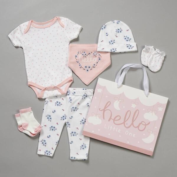 Baby Girl &#40;NB-6M&#41; Baby Views&#40;R&#41; 8pc. Little One Hanging Gift Set - image 