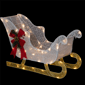 Northlight LED Glittery White Sleigh Outdoor Christmas Décor - image 3