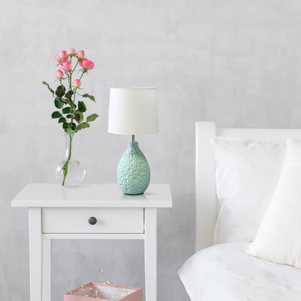 Creekwood Home Essentix 14in. Teardrop Shaped Table Lamp
