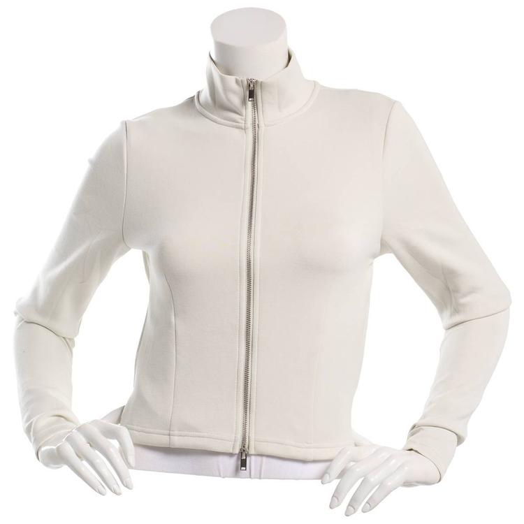 Juniors Love Tree Soft Air Full Double Zip Mock Neck Jacket