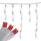 Brite Star 6ft. LED Wide Angle Red Icicle Christmas Lights - image 3