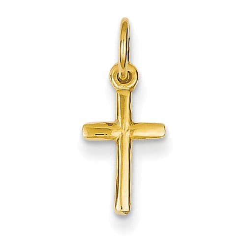 Gold Classics(tm) 14kt. Yellow Gold Small Cross Pendant - image 