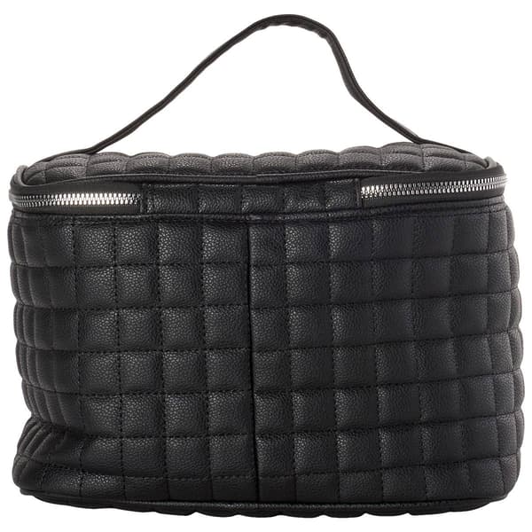 Adrienne Vittadini Quilted Train Cosmetic Case