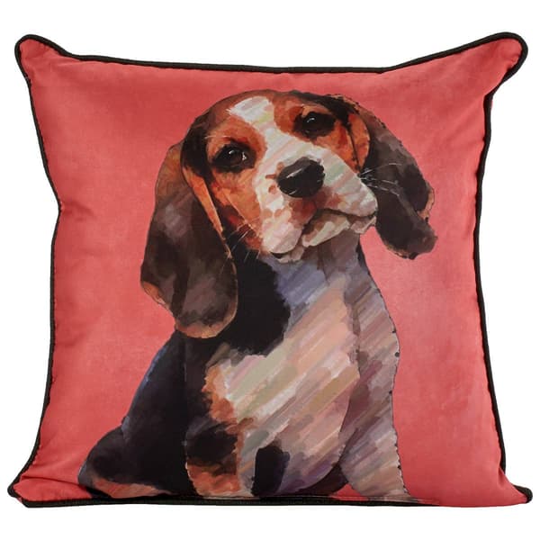 Beagle Decorative Pillow - 18x18 - image 