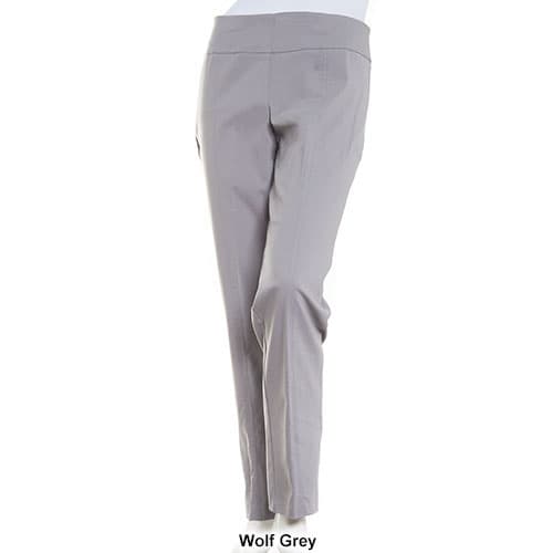 Womens Zac & Rachel Solid Slim Pull-On Capris - Boscov's