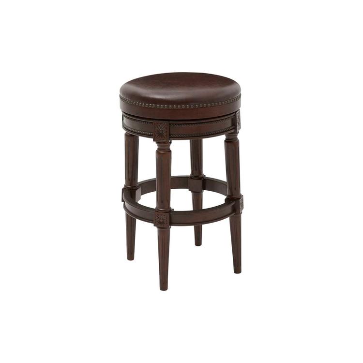 New Ridge Home Goods Chapman Bar-Height Barstool - Walnut