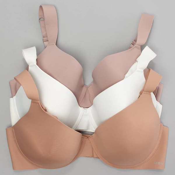 Plus Size IZOD Juniors 3pk.T-Shirt Bras-IZ69251XBV