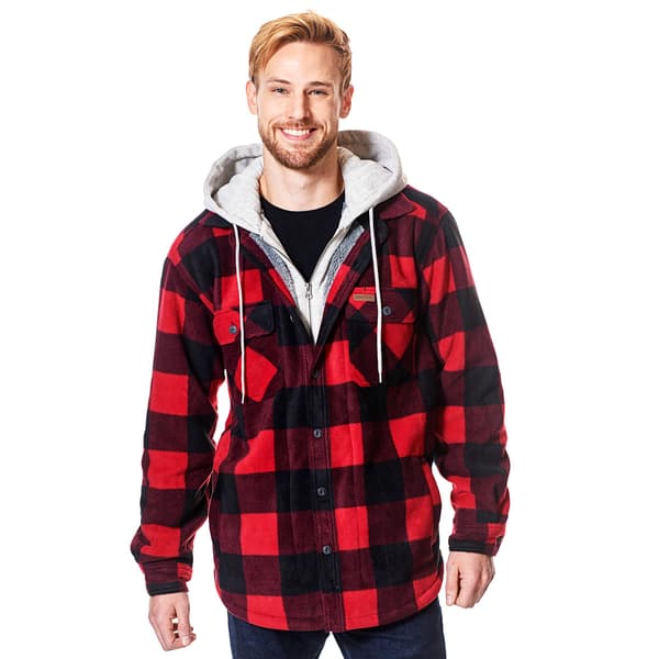 Boscov's hooded flannel new arrivals