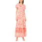 Womens Cece Short Sleeve Poplin Maxi - image 1