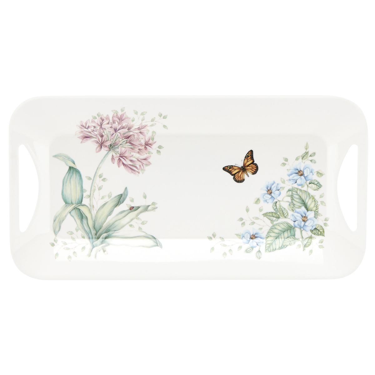Lenox(R) Butterfly Meadow(R) Melamine Hors d''Oeuvres Tray