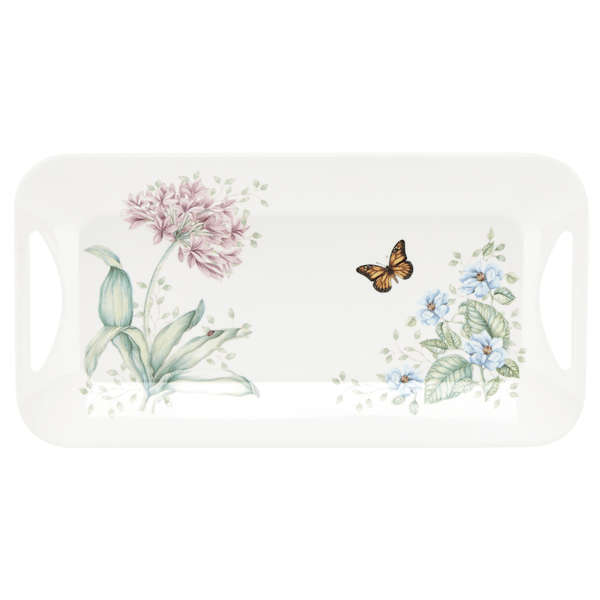 Lenox® Butterfly Meadow® Melamine Hors d''Oeuvres Tray - image 