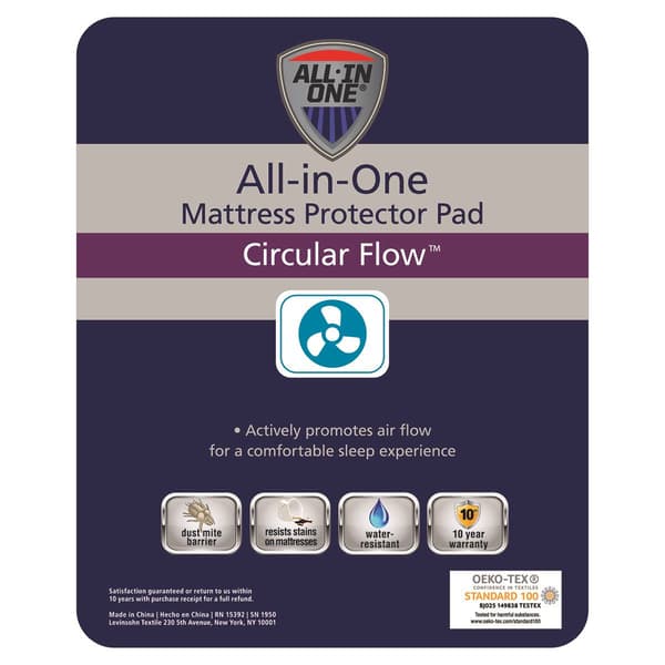 All-In-One Circular Flow™ Fitted Mattress Pad
