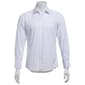 Mens Bill Blass Microfiber Tonal Stripe Slim Fit Dress Shirt - image 1