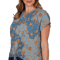 Plus Size Skye’s the Limit Key Items Cap Sleeve Floral Blouse - image 5