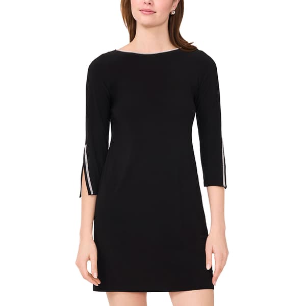 Petite MSK Split Sleeve Trim ITY Dress - image 