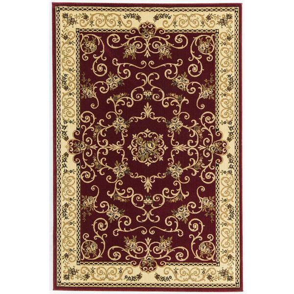 Rugs America&#40;tm&#41; New Vision Souvanerie Rectangle Rug-Red - image 