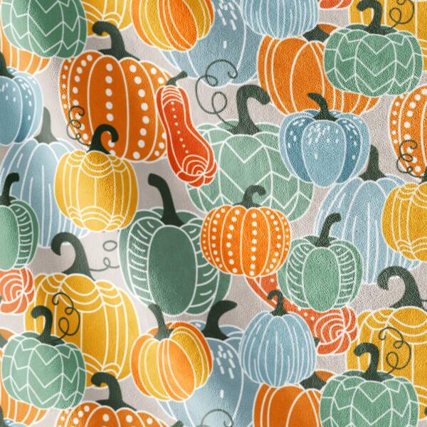 Spirit Linen Home&#8482; Velvet Harvest Grey Pumpkin Throw Blanket