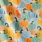 Spirit Linen Home&#8482; Velvet Harvest Grey Pumpkin Throw Blanket - image 3
