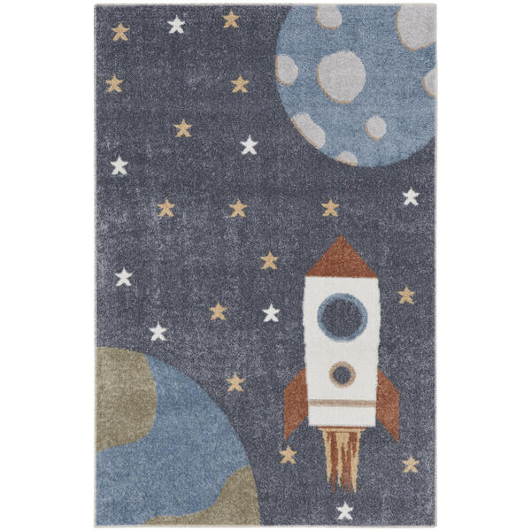 Nourison Astra Rocket Ship Rectangular Large Area Rug - image 