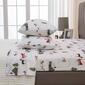 Freshfolds Cotton Pups With Hats Holiday 4pc. Flannel Sheet Set - image 2
